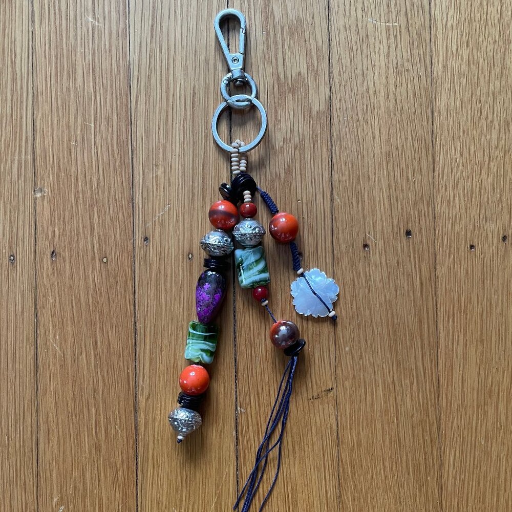 Zara limited edition beaded keychain/bag charm, OS, NWOT - Picture 2 of 4